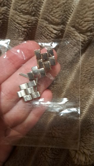 Reloj tous plata con osito rosa