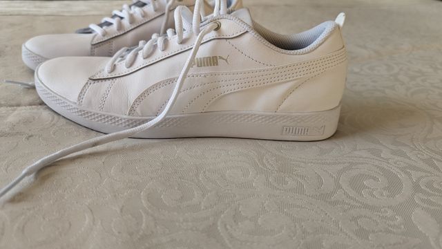 Zapatillas puma blancas talla 38.5