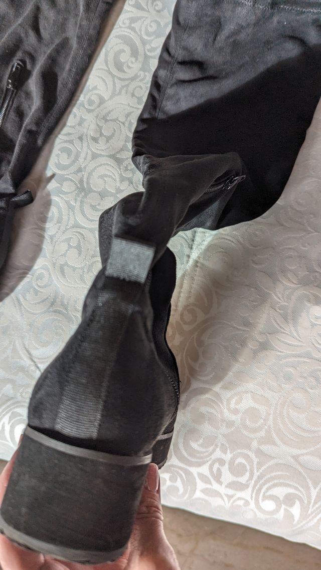 Botas mosqueteras negro Talla 38