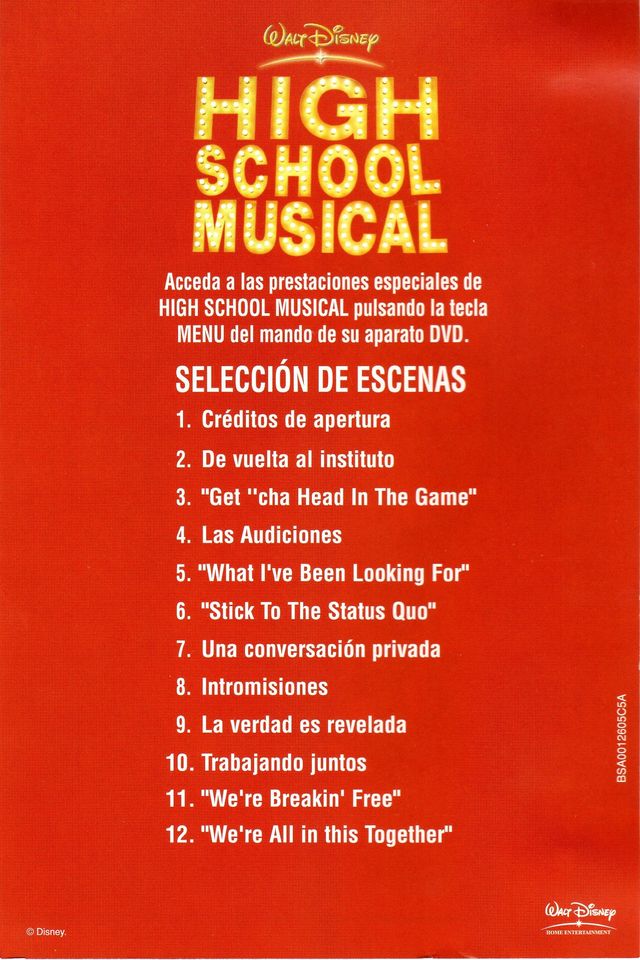 DVD: "High School Musical"