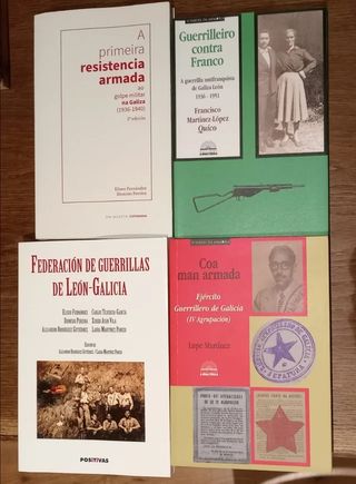 Lote de libros guerrilla antifranquista