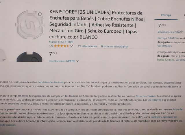 17 protectores de enchufes