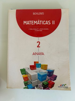 Libro matemáticas anaya
