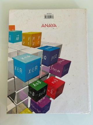 Libro matemáticas anaya
