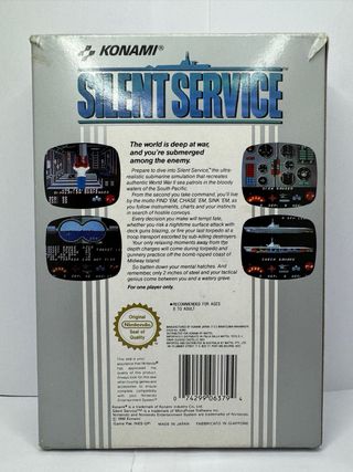 Silent Service Nintendo Entertainment NES PAL A 🇮🇹