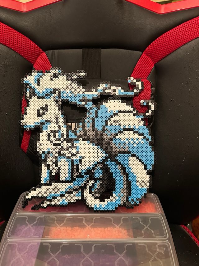 👾❄️ Perline Ninetales Alola hama 👾