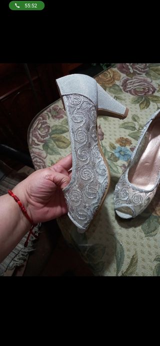 Lote zapatos y cartera fiesta 