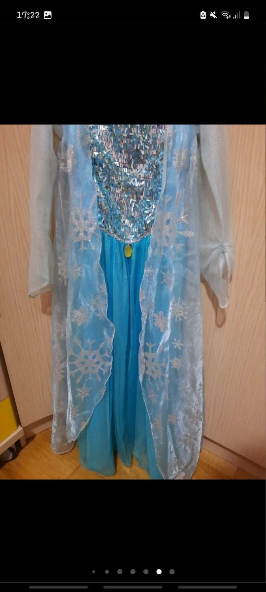 Disfraz Elsa frozen + complementos original DISNEY