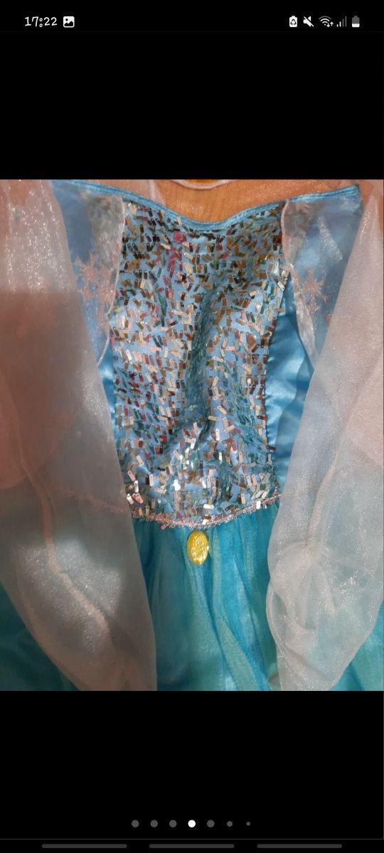 Disfraz Elsa frozen + complementos original DISNEY