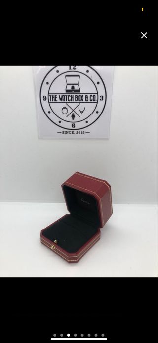 Caja para anillo cartier 