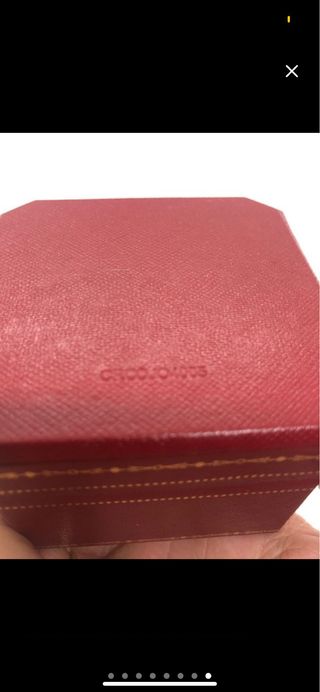 Caja para anillo cartier 