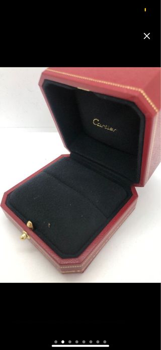 Caja para anillo cartier 