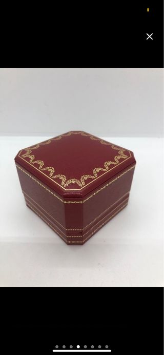 Caja para anillo cartier 