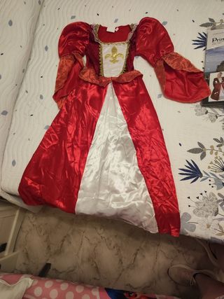 Disfraz  princesa medieval niña