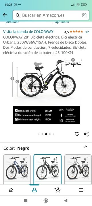 COLORWAY 28'' Bicicleta eléctrica