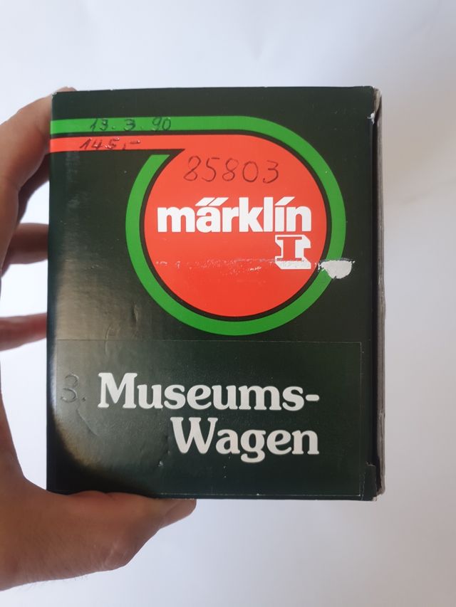 Marklin 85803 escala 1 vagon museo