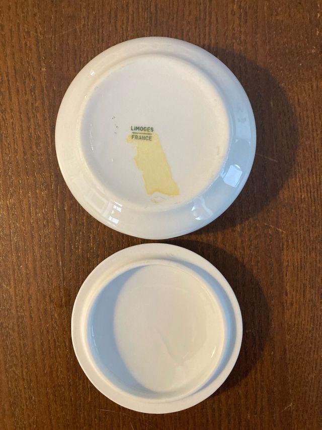 Scatolina porta gioie in porcella Limoges