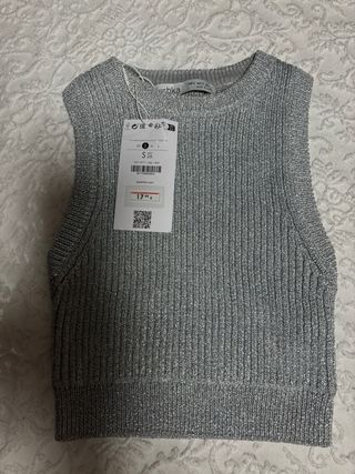 Top plata bershka
