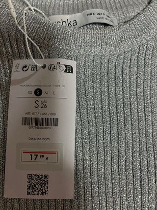 Top plata bershka