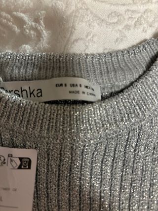 Top plata bershka