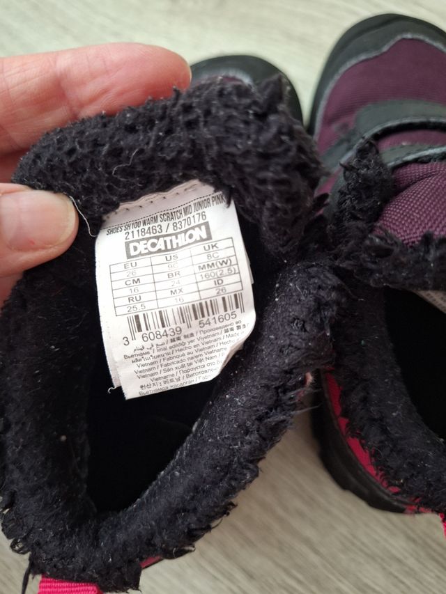 Botas nieve talla 26