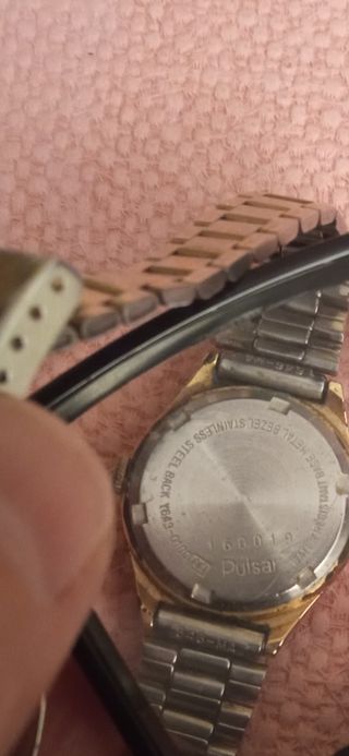 Reloj Pulsar Chapado en Oro