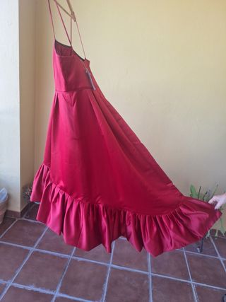 Vestido de Gala Rojo estilo Chanel