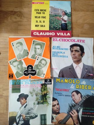Vinilos antiguos de flamenco