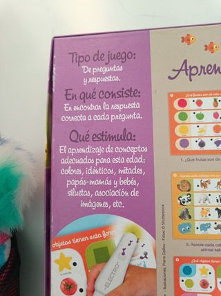 Aprendo con Imágenes - Juego electro Diset 2 años