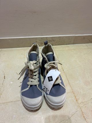 Zapatillas lona TEX T.37 NUEVAS, chaleco y short