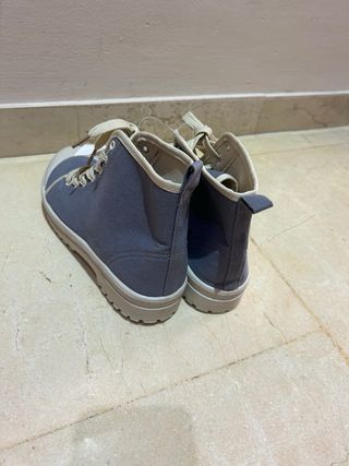Zapatillas lona TEX T.37 NUEVAS, chaleco y short