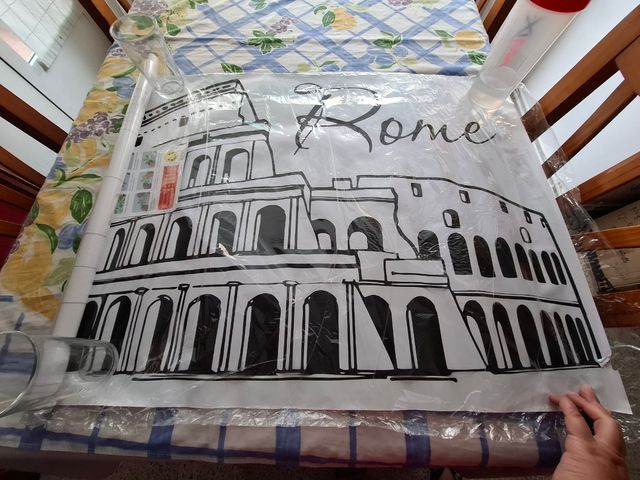 Adhesivo vinilo coliseu de Roma