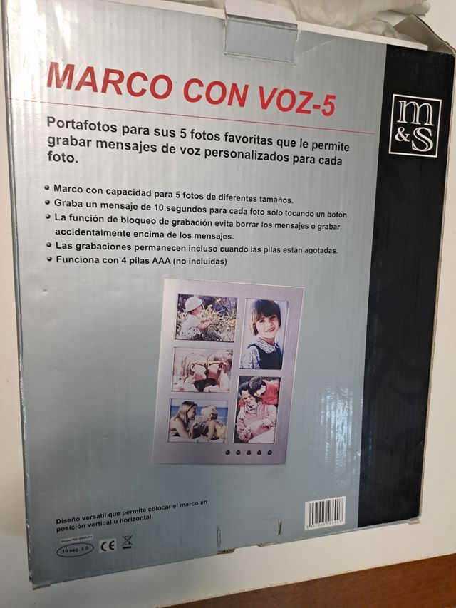 Portafotos con voz