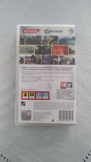 ESP Metal gear solid peace walker psp