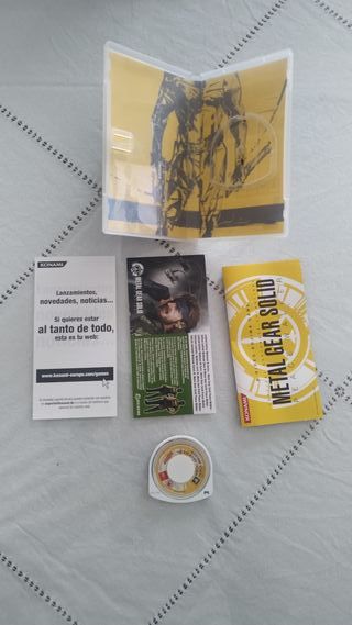 ESP Metal gear solid peace walker psp