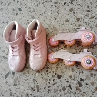 Zapatos Patines mustange extraíbles 