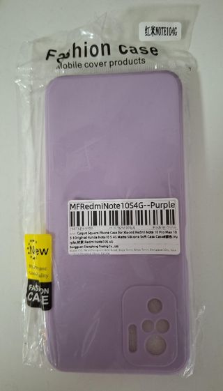 Funda para Xiaomi redmi note 10S lila