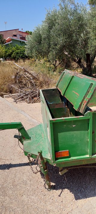 Remolque agrícola para motocultor o articulado