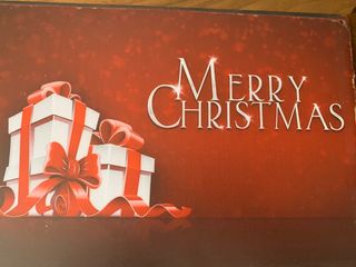 Cartel metalico Merry Christmas 