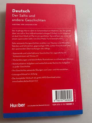 Libro de aleman Der Salto und andere Geschichten