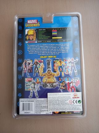 Marvel legends Longshot, Toybiz.