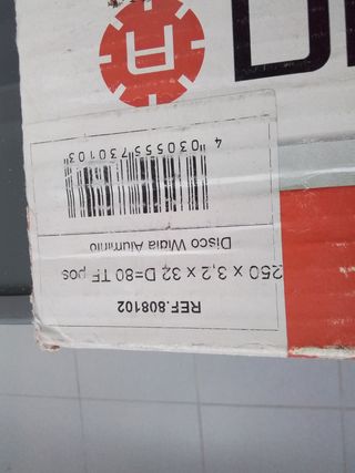 Disco aluminio para ingletadora