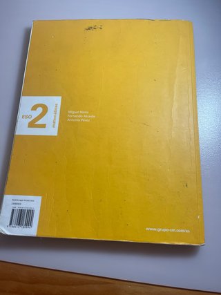 Libro de matematicas 2º ESO