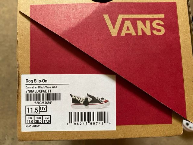 Zapatillas niño vans slip on