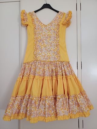 Vestido traje flamenca niña