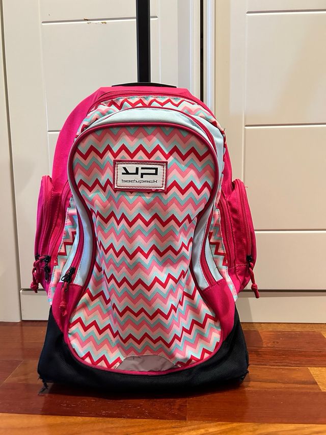 Mochila ruedas luminosas