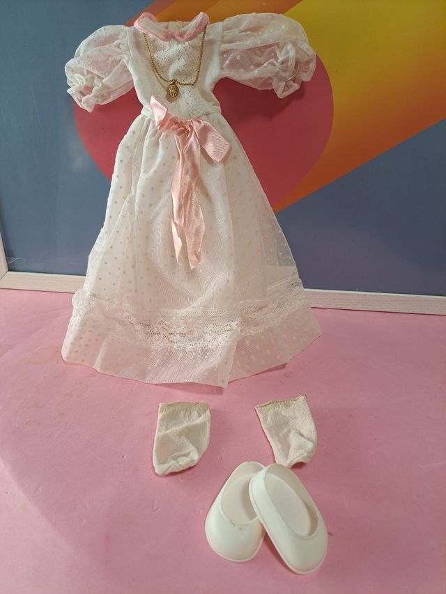 Vestido comunión de la muñeca nancy