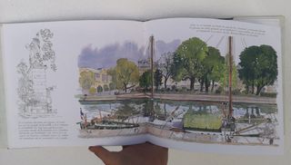 Jardines de París cuaderno de viaje