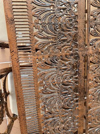 Mesa de aluminio con 6 sillas a juego