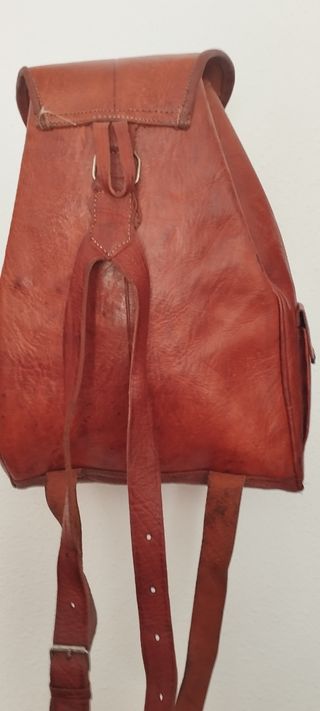 Mochila de cuero 